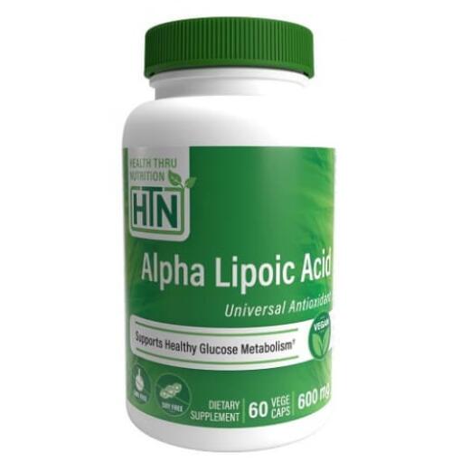 Health Thru Nutrition - Alphaliponsäure, 600 mg - 60 Kapseln