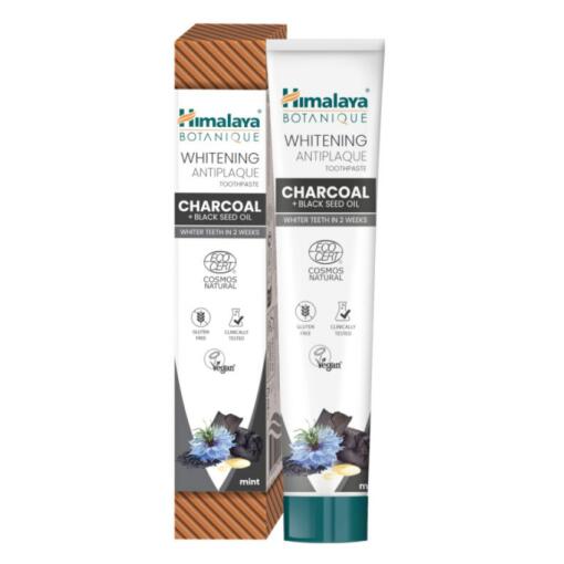 Whitening Antiplaque Toothpaste Charcoal + Black Seed Oil