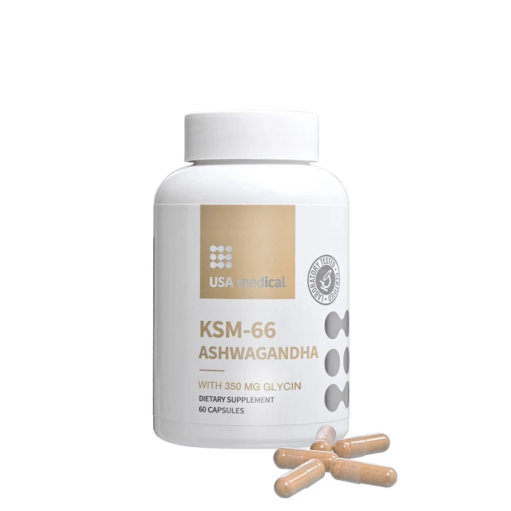 USA medical KSM-66 Ashwagandha (60 Capsules)