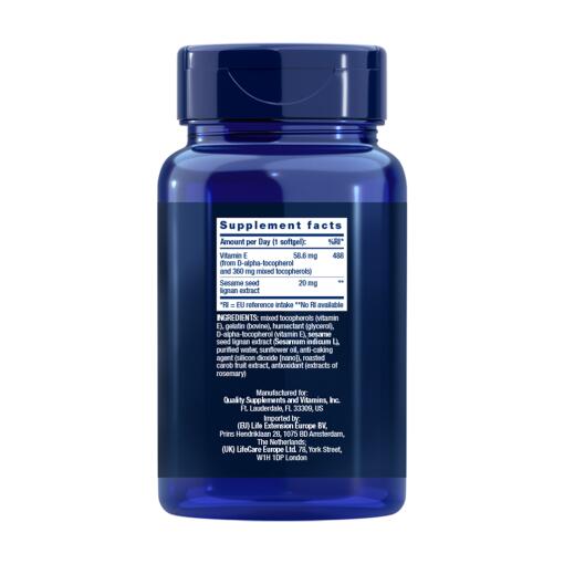 Life Extension - Gamma E gemischte Tocopherole – Bild 2
