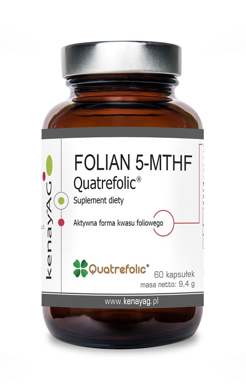 KENAY FOLATE 5-MTHF active folic acid Quatrefolic (60 caps)