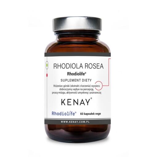 KENAY Rhodiola rosea Rhodiolife - Mountain rhodiola (60 caps. vege.)