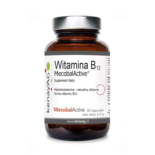 KENAY Vitamin B12 (methylcobalamin) MecobalActive (60 caps)