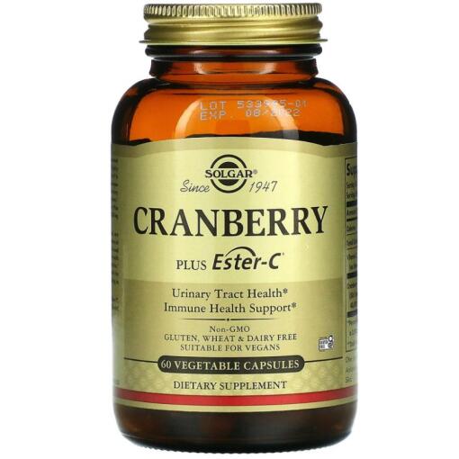 SOLGAR Cranberry plus Ester C (60 caps)