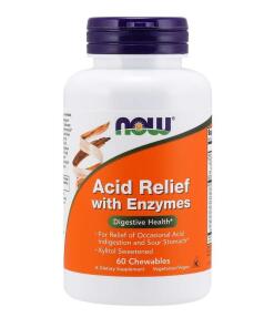 Acid Relief with Enzymes - 60 chewables