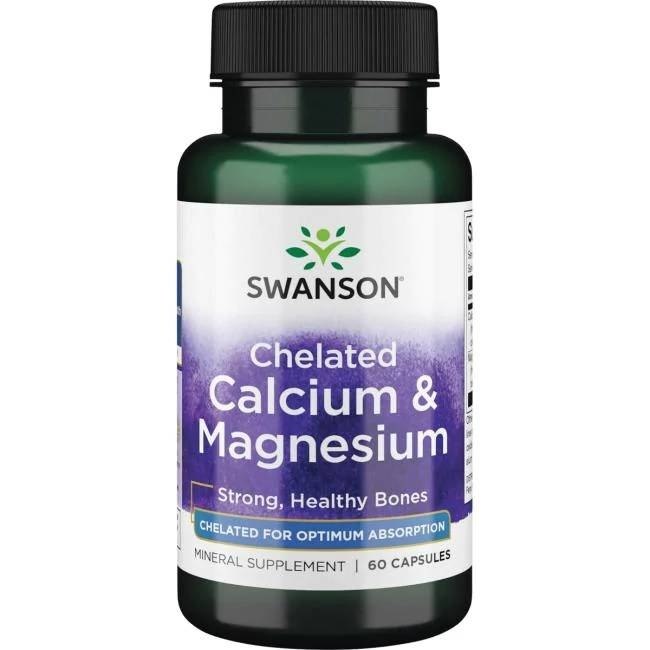 Albion Calcium & Magnesium - 60 caps