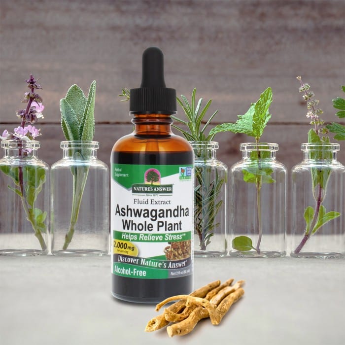 Nature's Answer - Ashwagandhawurzel, 2000 mg - 60 ml – Bild 4