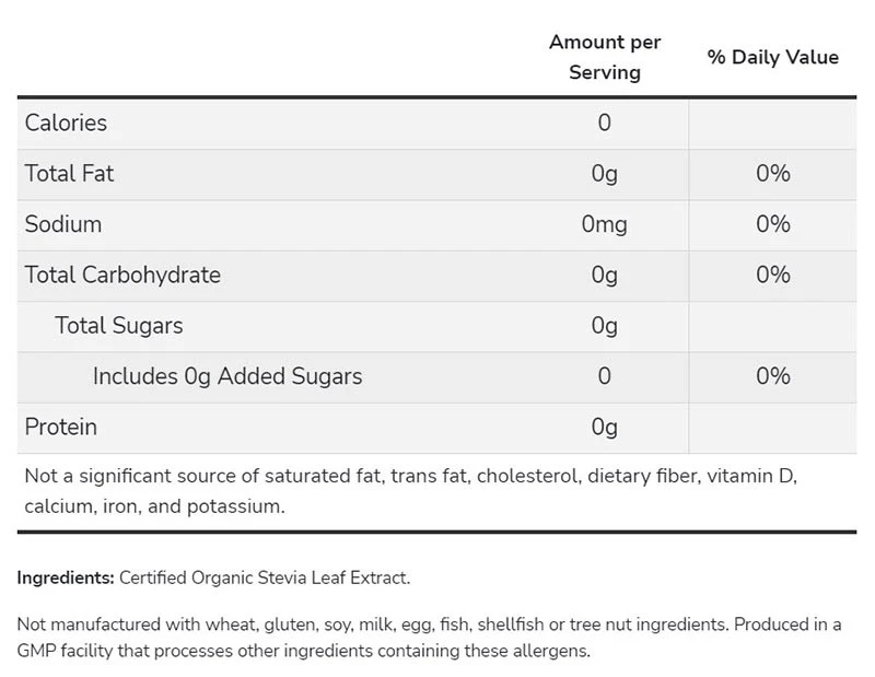 NOW Foods - Bio-Stevia-Extraktpulver, 113g - Verbesserte Qualität – Bild 2