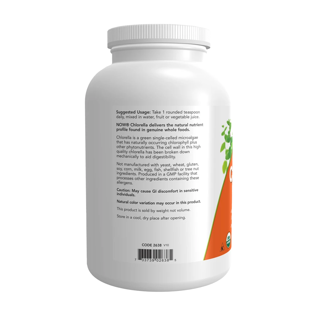 NOW Foods - Bio Reines Chlorellapulver - 113 g – Bild 3