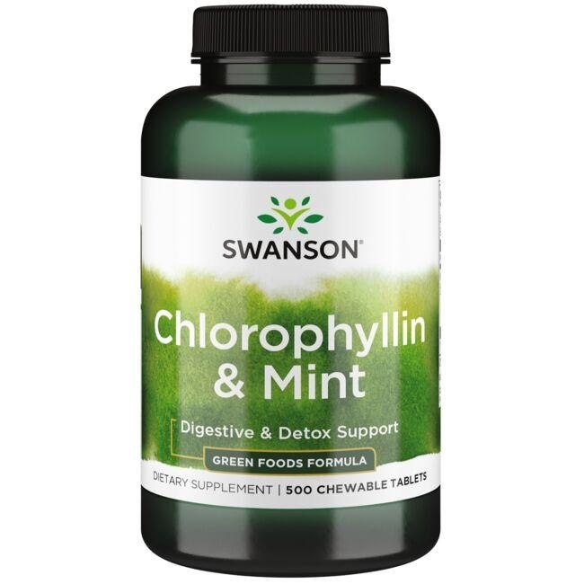 Chlorophyllin & Mint - 500 chewable tablets