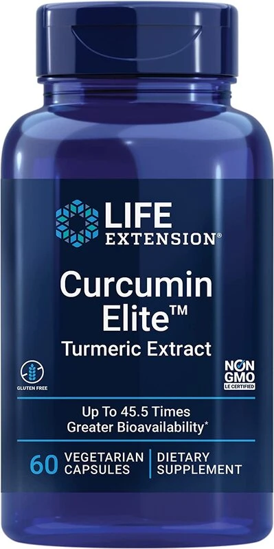 Life Extension - Elite Curcumin Kurkuma-Extrakt - 60 Kapseln – Bild 2