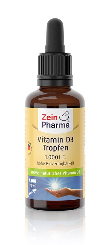 Zein Pharma - Vitamin D3 Tropfen, 1000 IE - 50 ml – Bild 3