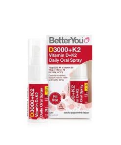 DLux+ Vitamin D+K2 Daily Oral Spray - 12 ml.