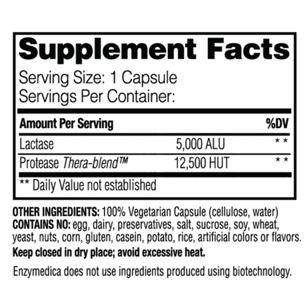 Enzymedica - DairyAssist - 30 Kapseln – Bild 3