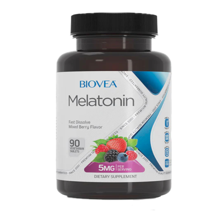 Fast-Dissolving Melatonin 5 mg (Mixed Berries)