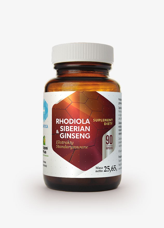 HEPATICA Rhodiola & Siberian Ginseng (90 caps)