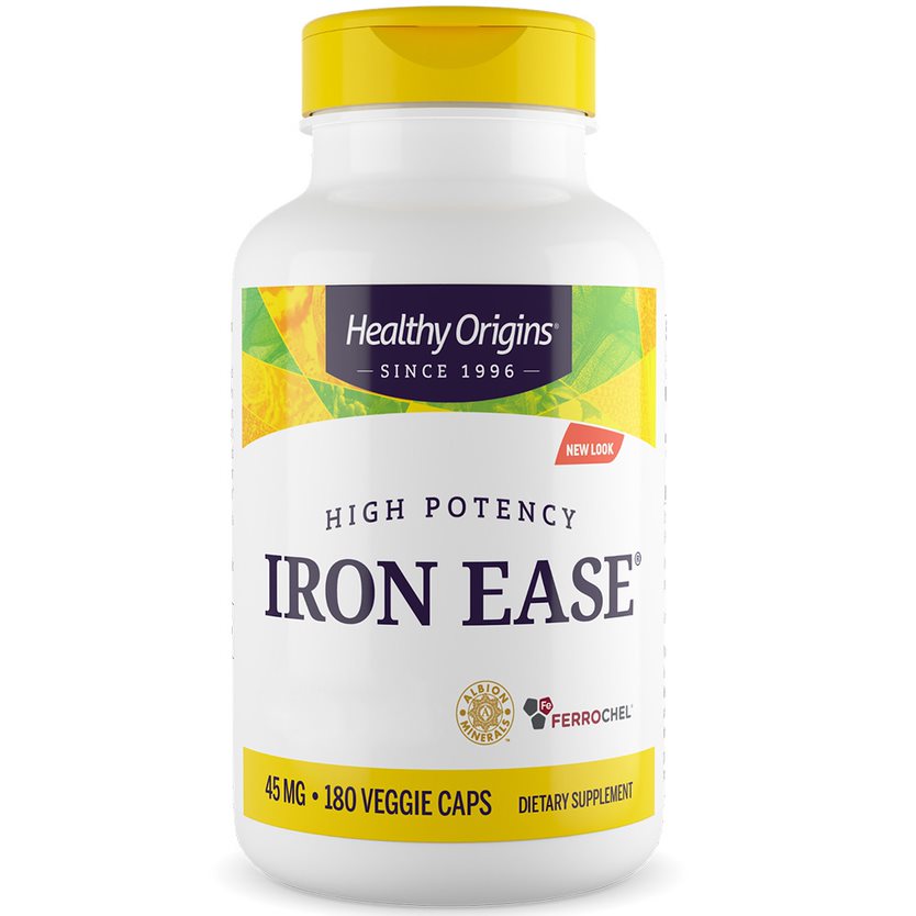 Healthy Origins Iron Ease 45mg 180 capsules