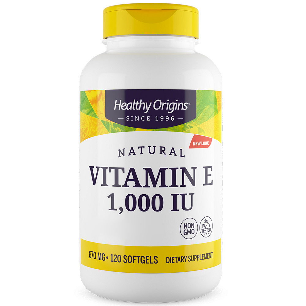 Healthy Origins Natural Vitamin E 1 000 IU 120 softgels