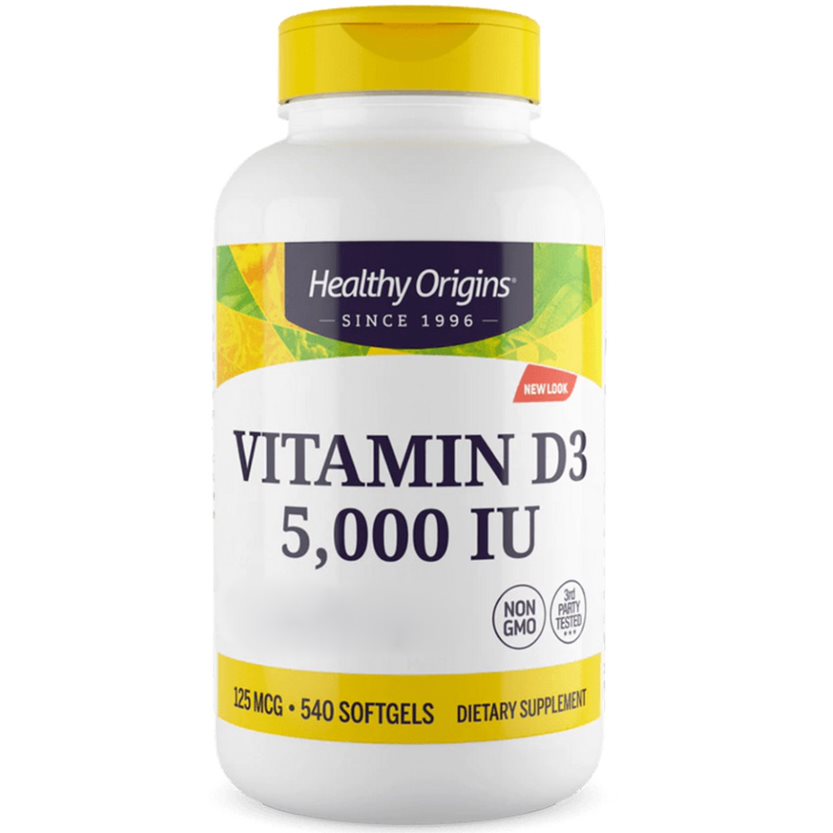 Healthy Origins Vitamin D3 Depot 5 000 IU 540 soft capsules