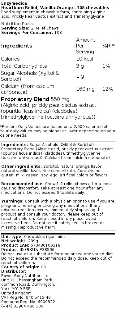 Vanilla-Orange - 42 tyggetabletter