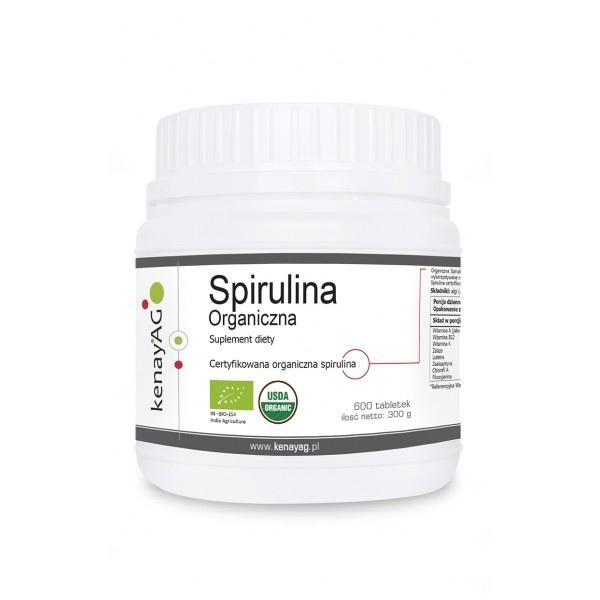 KENAY Spirulina Organic (600 tabs)