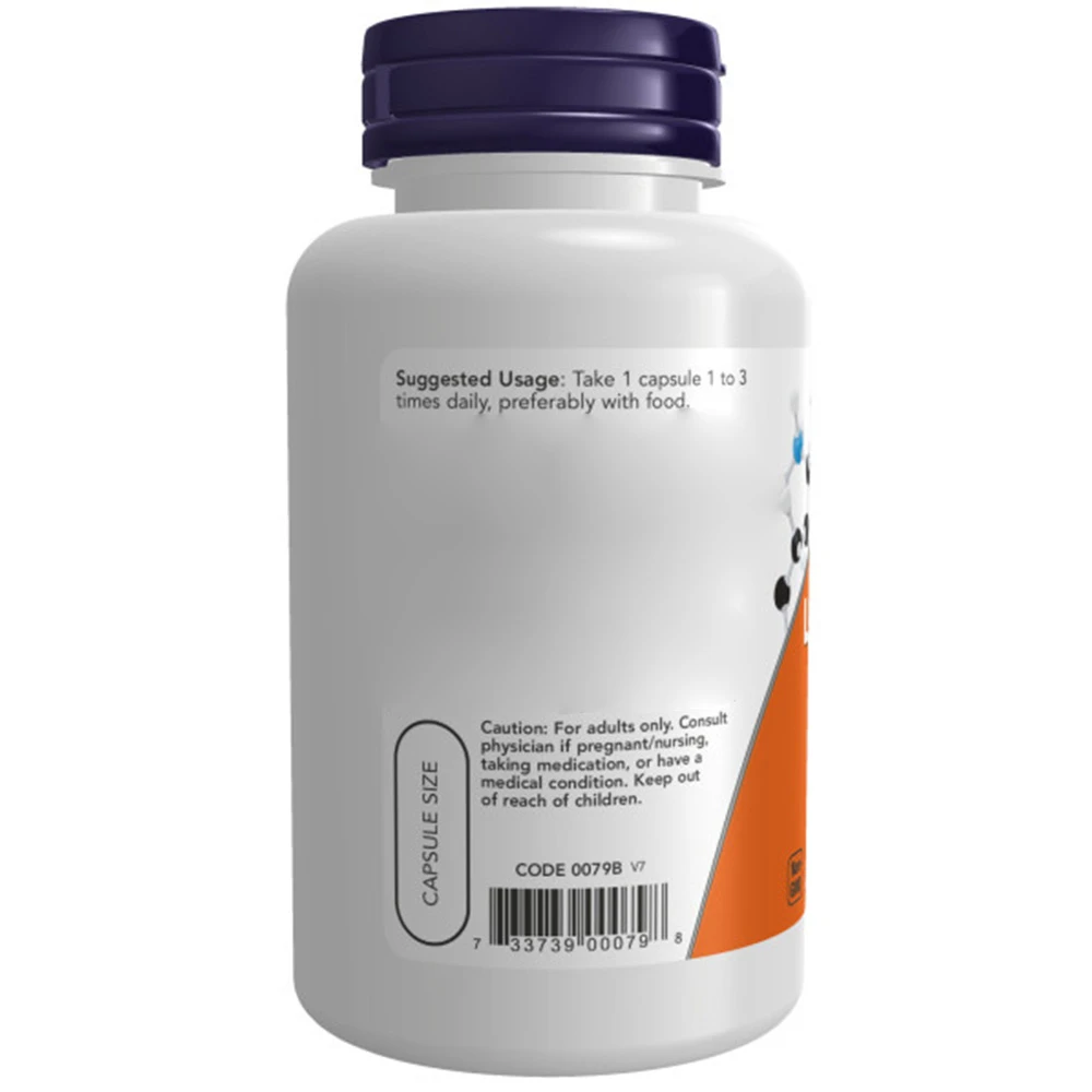 NOW Foods - L-Carnosin, 500 mg - 100 Kapseln – Bild 4