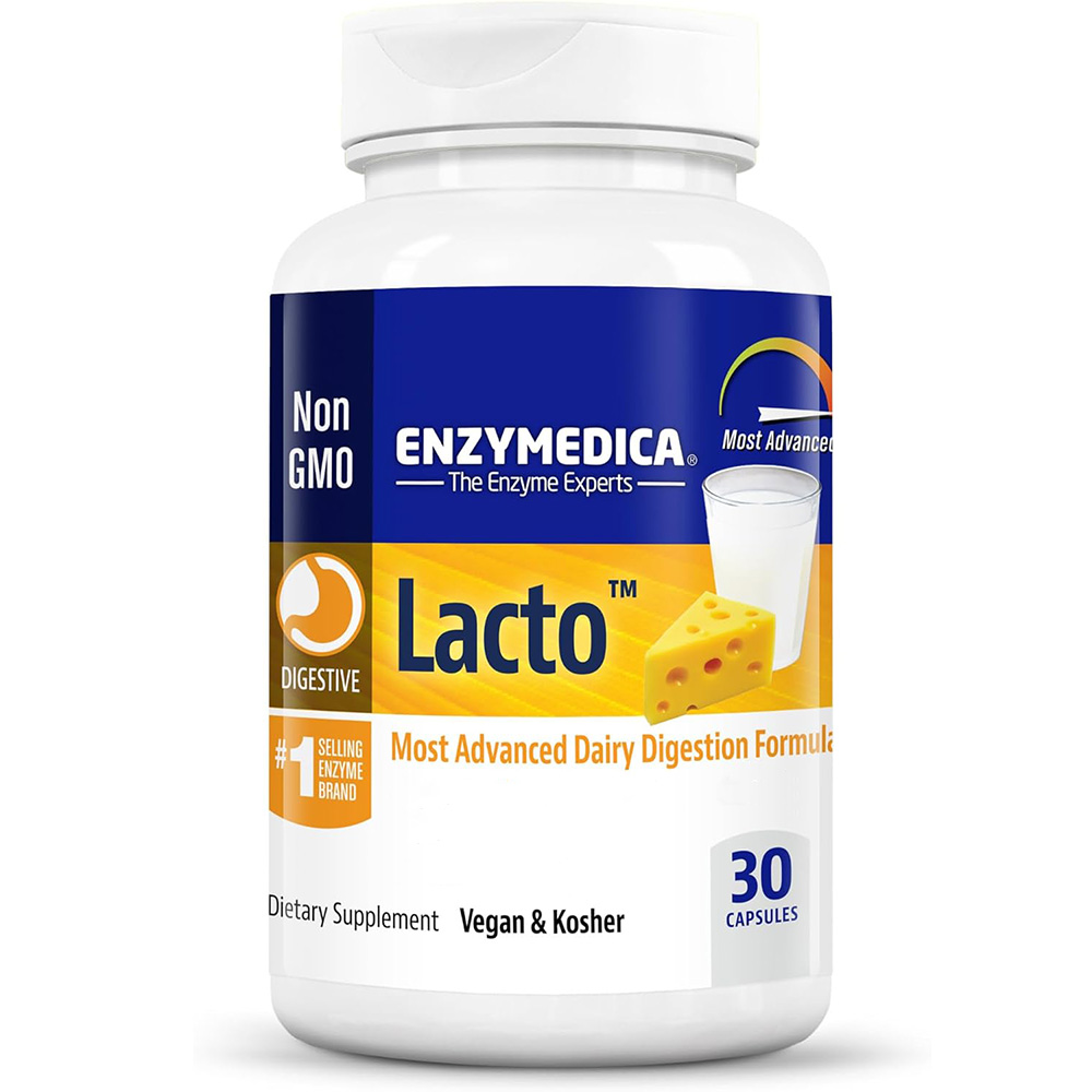 Enzymedica - Lacto - 30 Kapseln – Bild 2