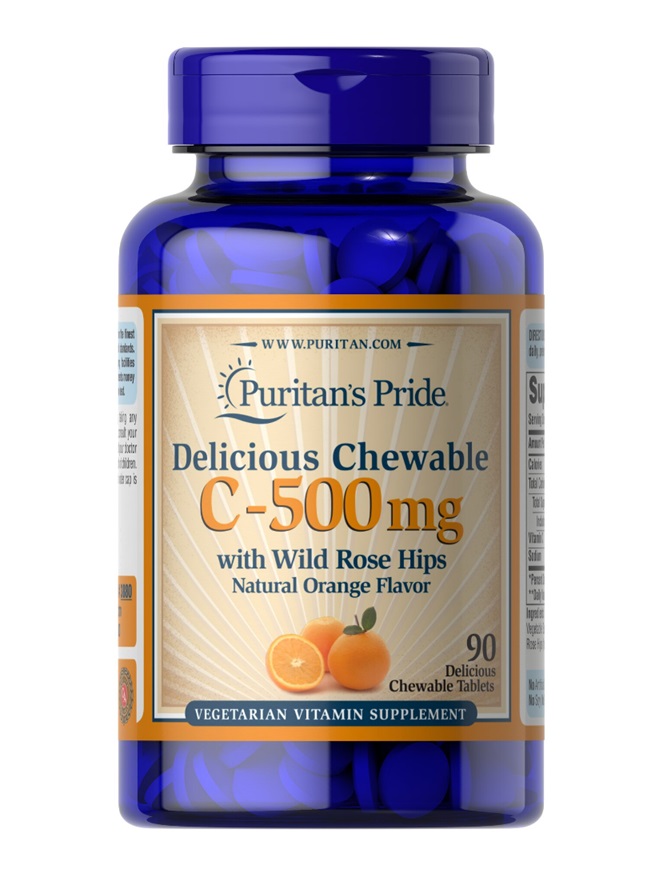 Lækre tyggetabletter med vitamin C og vilde hyben