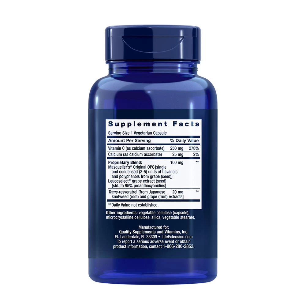 Life Extension - Grapefruitkern-Extrakt, 100 mg - 60 Kapseln – Bild 2