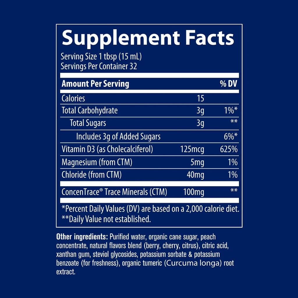 Trace Minerals - Flüssiges Vitamin D3, Tropische Kirsche - 473 ml – Bild 4