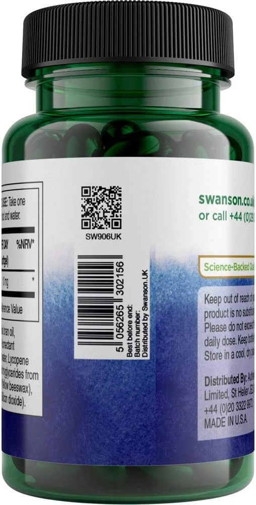Swanson Lycopene 10 mg Softgels 120 – Bild 4