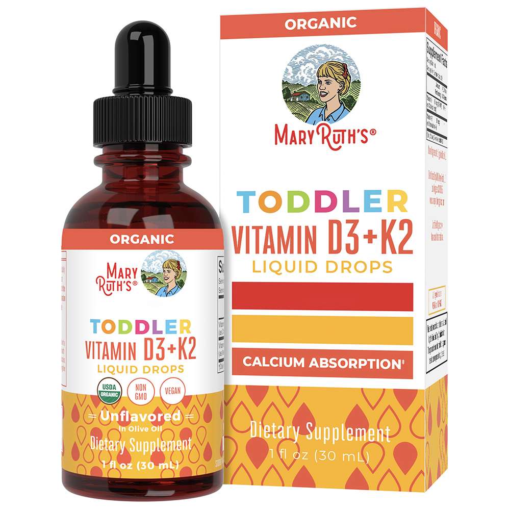 MaryRuth's Toddler Vitamin D3+K2 Drops Unflavored 30ml