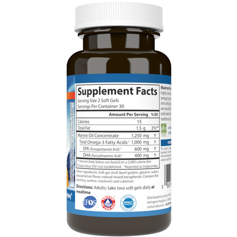 Maximum Omega Minis - 60 + 20 kapsler – Bild 3