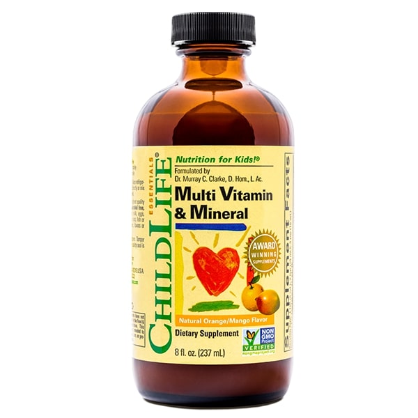 Child Life - Multivitamin & Mineral, natürliches Orangen/Mango-Aroma - 237 ml – Bild 4