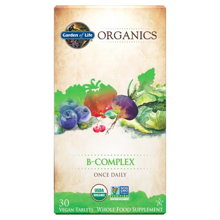 Mykind Organics B-kompleks - 30 veganske tabletter