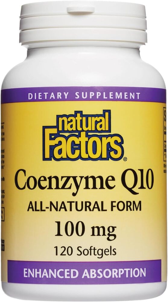 Natural Factors Coenzyme Q10 100mg 120 soft capsules