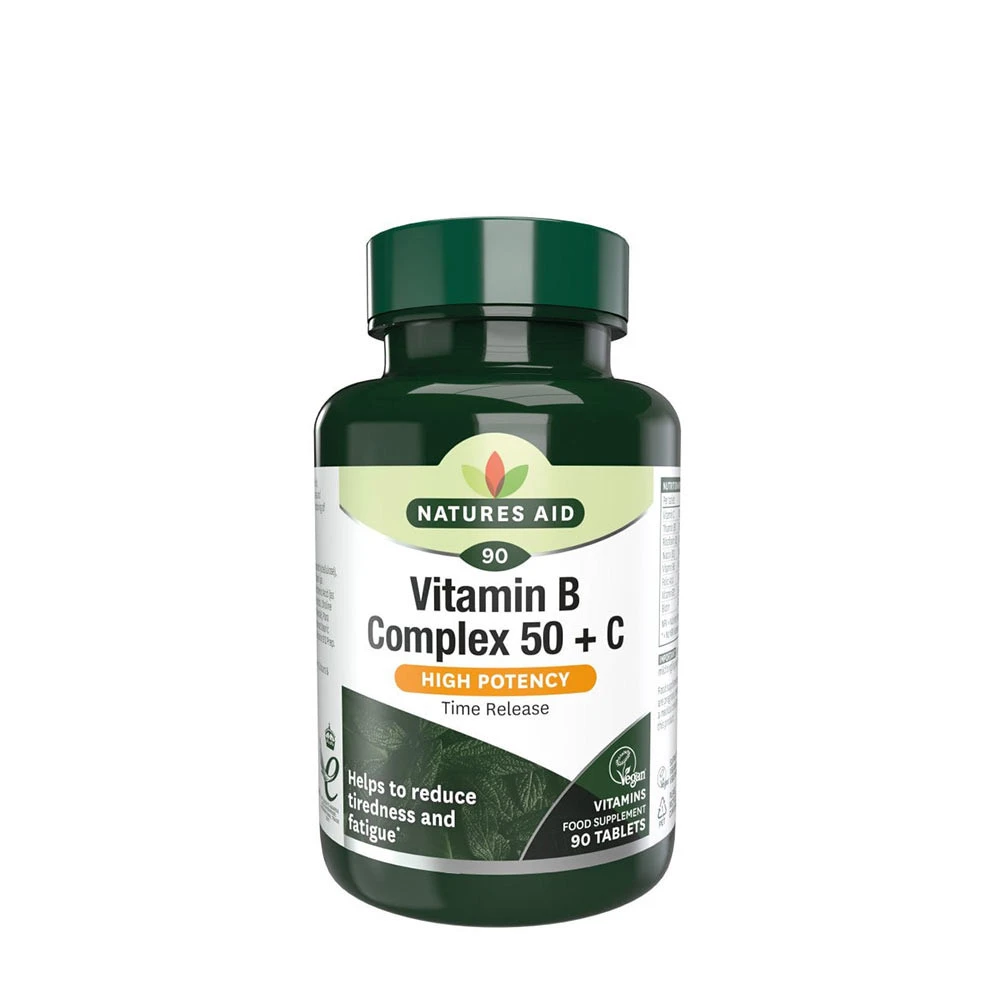 Natures Aid B-50 Complex + C (30 Tablets)