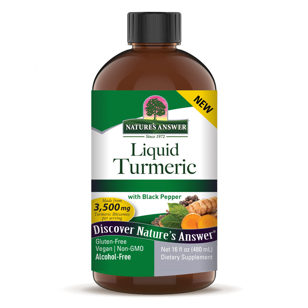 Nature's Answer Liquid Turmeric with Black Pepper 3500 mg 16 oz (480 ml)