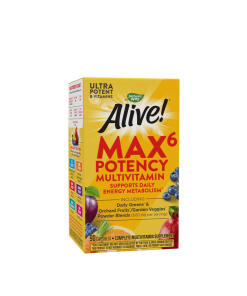 Natures Way Alive!® Max6 Max Potency Daily Multivitamin (90 Capsules)