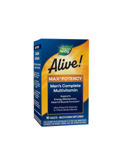 Natures Way Alive!® Men’s Max3 Daily Multivitamin (90 Tablets)