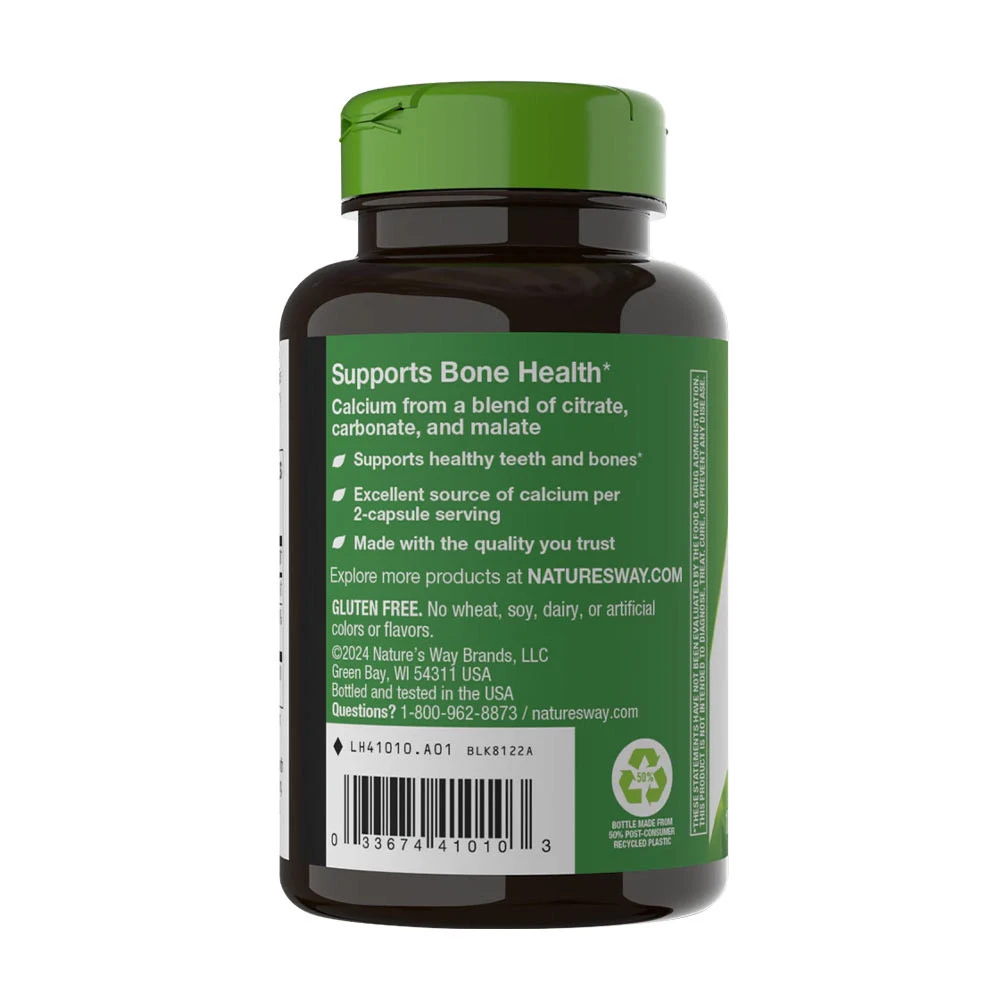 Nature's Way - Kalziumcitrat (100 Kapseln) – Bild 3