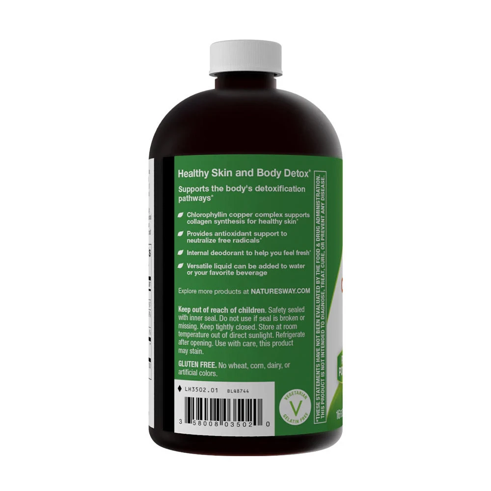 Natures Way - Chlorofresh® flüssiges Chlorophyll (480 ml, geschmacksneutral) – Bild 3