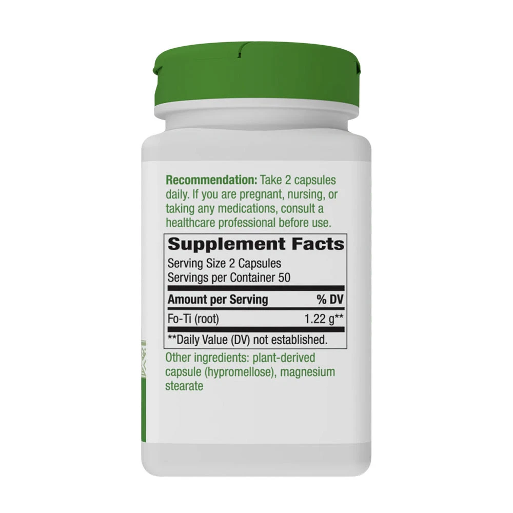 Natures Way - Fo-Ti-Wurzel (100 Kapseln) – Bild 2