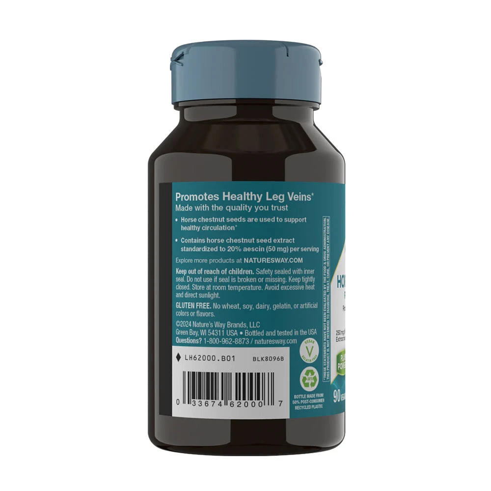 Natures Way - Rosskastanie (90 Kapseln) – Bild 3