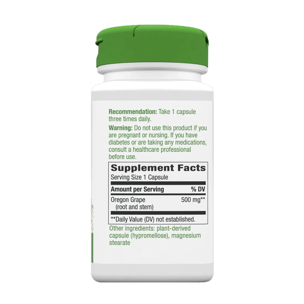 Natures Way - Oregon-Traubenwurzel (90 Kapseln) – Bild 2