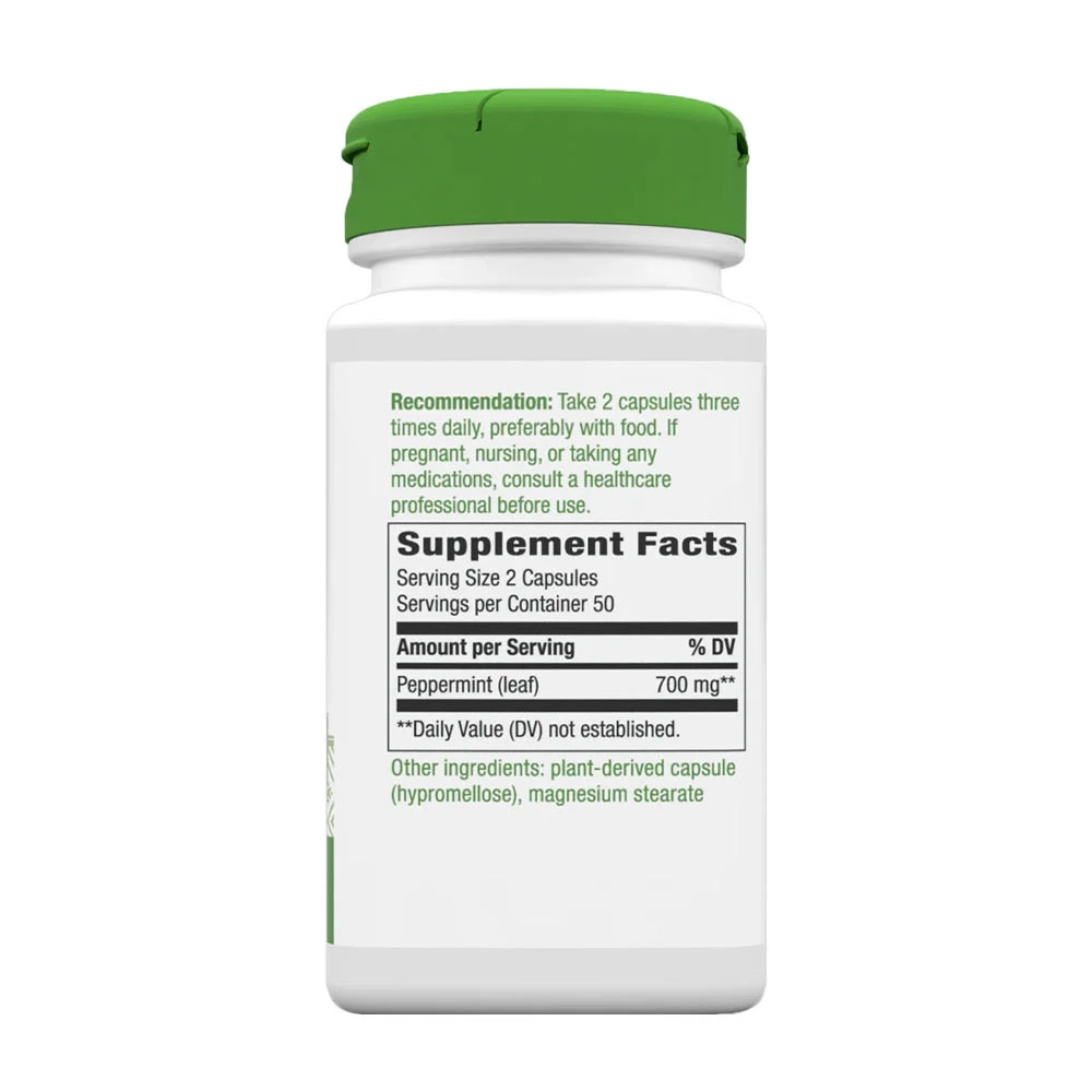 Natures Way - Pfefferminzblätter (100 Kapseln) – Bild 2