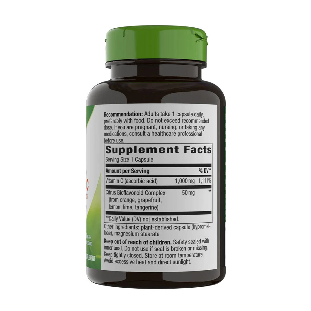 Natures Way - Vitamin C mit Bioflavonoiden (100 Kapseln) – Bild 2