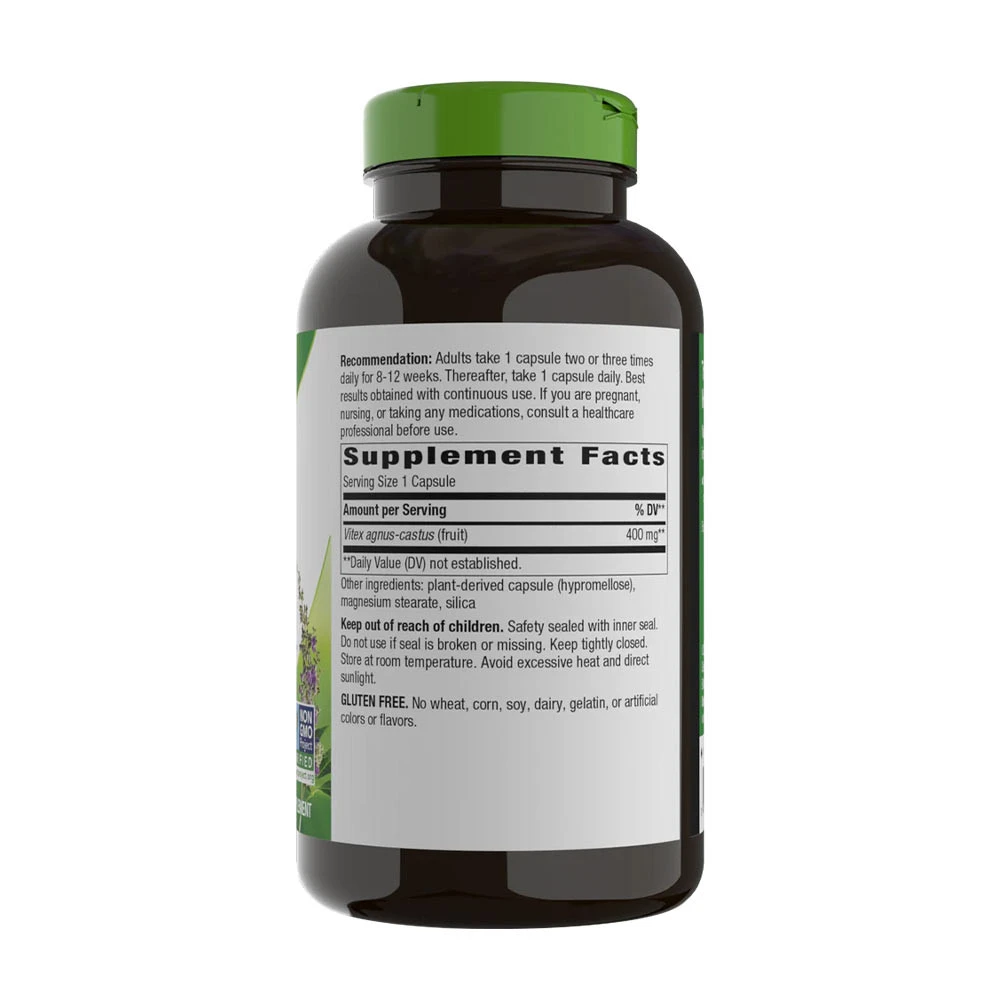 Natures Way - Mönchspfefferfrucht (320 Kapseln) – Bild 2