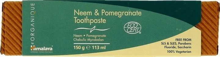 Neem & Pomegranate Toothpaste - 150g