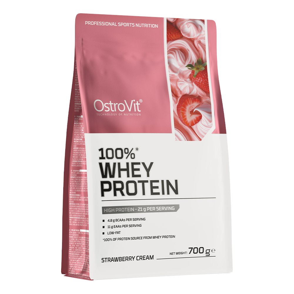 OSTROVIT 100% Whey Protein strawberry cream (700 g)